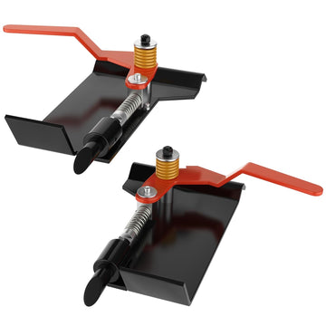 Garvee Universal Skid Steer Quick Attach Conversion Attach Adapter, Weld on Quick Attachment Plate, A Pair Skid Steer Quick Tach Attach Conversion Adapter Bobtach Box Plate Weld On QTK