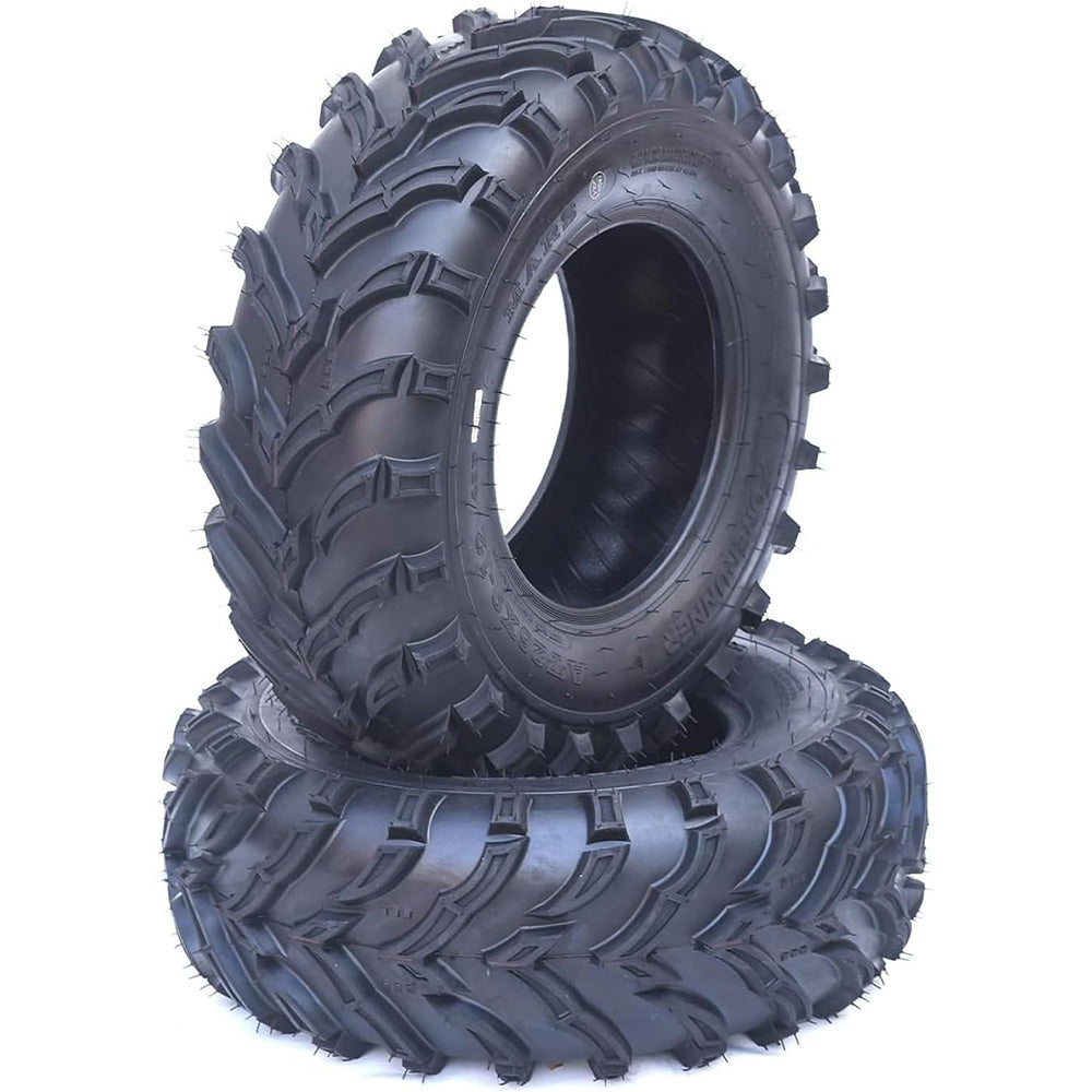 Garvee Set of 2 ATV Trail Tires 6PR Knobby Sport Tires, Tubeless - AT26x9-12-6PR TL MARS