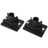 Garvee Two Hay Spear Connectors for 49" Stabilizer Spears - Grade 50 Steel, 7-Position Adjustable Width, Rust-Resistant, 3000lbs Capacity, Suitable for Agriculture
