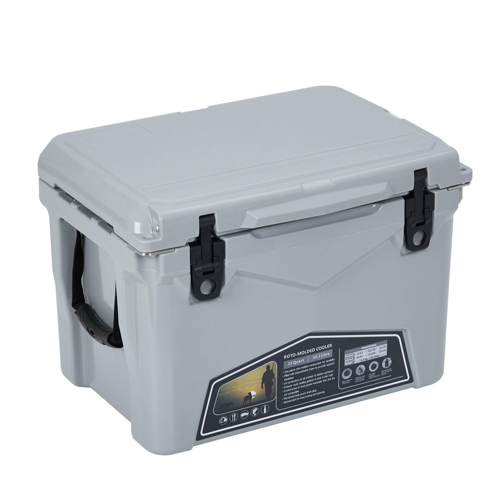 Garvee GARVEE Camping Cooler - 35 Quart Portable Insulated Cooler