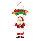 Garvee Christmas Door Hanger Lightweight Paper Xmas Tree Hanging Ornaments Merry Christmas Decor for Home Party Indoor Outdoor Style Three - Style three
