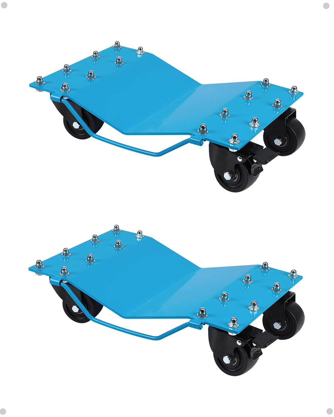 2-Pack 16"x13" Car Movers, Manganese, 360° Wheels