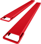 Garvee Pallet Forklift Extensions, 84" Fork Extensions 5.5" Width, Heavy Duty Fork Extensions for Forklifts, 1 Pair Forklift Extensions for Forklift Truck,Red - Red