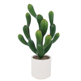 Garvee Artificial Cactus Plant Tall UV Resistant Faux Cactus Plant Green Indoor Outdoor Decoration