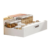 Garvee Pull Out Cabinet Organizer With Adhesive Film Heavy Duty Slide Out Drawers For Kitchen Carbon Steel Moisture Resistant