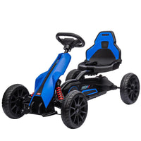 Garvee Ride - P Series: 12V Electric Go Kart for Kids,7Ah Battery Powered Car for Toddlers, Adjustable Seat, High/Low Variable Speeds,EVA Wheels, for 3-6 Years - Blue