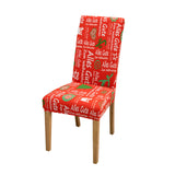 Garvee 1 Pcs Christmas Chair Covers Removable Washable Stretch Xmas Tree Snowman Elk Chair Slipcovers for Dining Hotel Party Wedding Holiday Party Decor - Pcc-pc0115