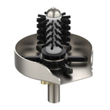 Garvee Removable Cover, 4" Square Shower Drain, Nickel, High Efficiency