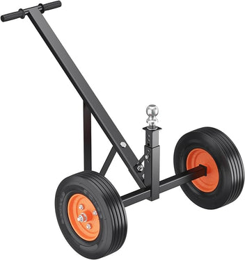 Garvee Trailer Dolly, 600 lbs Tongue Weight Capacity, Carbon Steel Trailer Mover with 16"- 24" Adjustable Height, 1-7/8" Hitch Ball & 10" Crackproof Tires, for Car RV Trailer Boat Moving