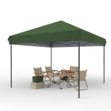 Garvee 10'x10' Pop-Up Canopy - Waterproof & UV Resistant Commercial Instant Tent for Outdoor Events, Farmer Market, Party, Patio, Green - Green