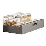 Garvee Pull Out Cabinet Organizer Adhesive Film Heavy Duty Slide Out Drawers Kitchen Carbon Steel Durable