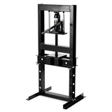 Garvee 6 Ton Hydraulic Press, Heavy Duty H-Frame Floor Shop Press with Adjustable Worktable, for Garage, Metal Bending, Straightening, Installing Bearings & U-Joints, Black - Black