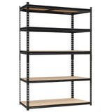 Garvee Storage Shelves, 5-Tier Adjustable Metal Shelving Units for Storage, Heavy Duty 2000 lbs Capacity, Storage Utility Rack for Garage Warehouse Basement, 48 inch Wide Storage Racks Shelving
