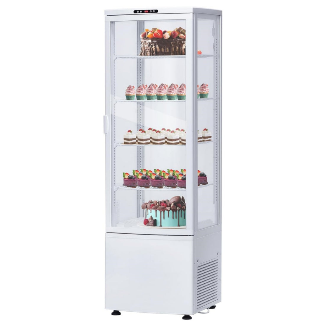 238L 110v 8.4 Cu.FT Refrigerator Countertop Pastry Display