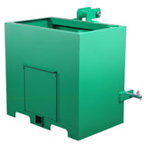 Garvee 3 Point, 800lbs Ballast Box w/ Standard 2 Inch Hitch, Cat 1 - Green - Green