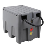 Garvee Portable Diesel Tank, 53 Gallon Fuel Tank with 12V Electric Fuel Transfer Pump, 10 GPM Diesel Transfer Tank with Auto Fueling Nozzle & 360° Swivel Connector with 13.1ft Hose (Gray, 53 Gal) - Gray