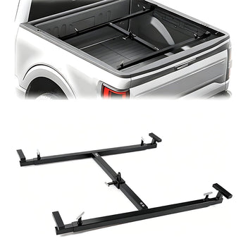 Garvee Truck Bed Lifter - 800 lbs Capacity, Adjustable 43"-79" Universal Box Lift for Pickup Trucks, Heavy-Duty Design, Black