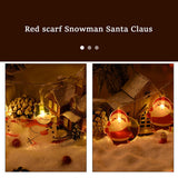 Garvee 10 LED Christmas Decoration String Lights Battery Operated Christmas Decorative Lights for Indoor Outdoor Decor 1.5m Christmas Snowman Christmas Snowman - Christmas snowman