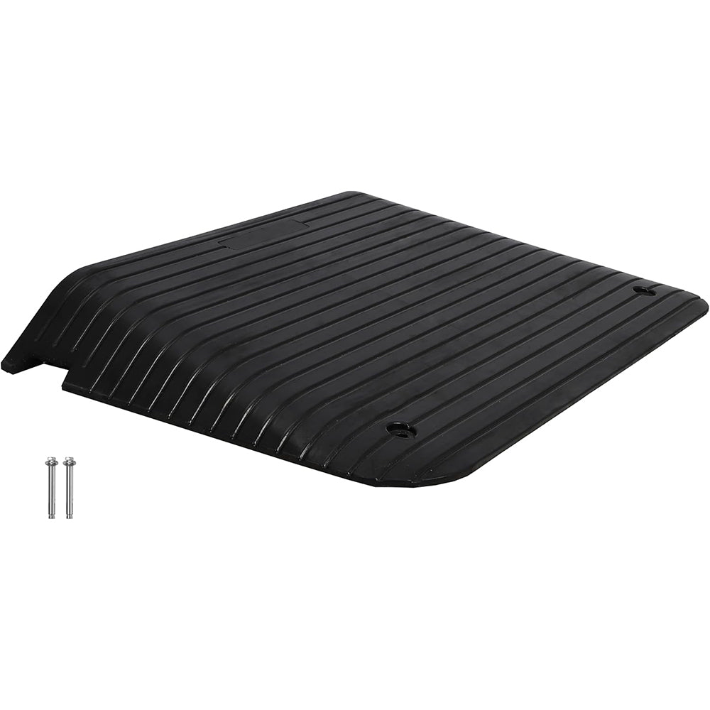 Garvee Heavy-Duty Rubber Curb Ramps 33,000 LBS Load Capacity, 4”H – Threshold Ramp for Cars, Trucks, Scooters & Wheelchairs