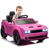 Garvee Ride - P Series: 12V Electric Vehicles Battery Powered with Remote Control, LED Lights, Bluetooth, MP3 for Boys Girls - Pink - Pink