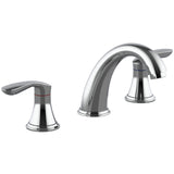 Garvee Bathroom Sink Faucet, Faucet for Bathroom Sink, Widespread Chrome Bathroom Faucet 3 Hole with Stainless Steel Pop Up Drain and cUPC Lead-Free Hose - (Chrome) - Chrome - PPA