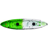 Garvee 12.4FT Fishing Kayak 600LBS Capacity UV-Protected Material Stable Flat Bottom Sit-On-Top Design Ideal for Pool, River, Lake