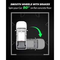 Garvee Wheel Cart, Heavy Duty Car Tire Car Moving Car with Skid Plate and 360 Degree Swivel Wheels,6000 lbs Car Moving Cart 4Pcs