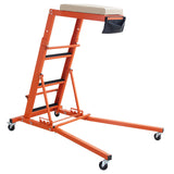 Garvee Automotive Top Creeper, 48"- 66" Adjustable Height, 3 Types of Angle Adjustable Top Automotive Creeper, 400 LBS Capacity Engine Creeper for Home Garage, Workshop Repair Maintenance, Orange - Beige Orange