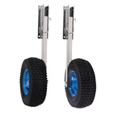 Garvee 600LBS 12 Inch Boat Transom Launching Wheels for Easy Launch - Black