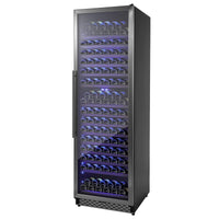 24" 187 Bottles Wine Cooler, Built-In/Freestanding w/ Compressor