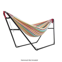 Universal Heavy-Duty Steel Hammock Stand, 130 * 40 * 51in for 2 People, Portable Design,for 9.5 to 14 ft Hammocks,Ideal for Outdoor Balconies, porches, patios, Decks and backyards