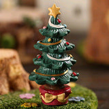 Garvee Aquarium Decor Fish Tank Aquarium Ornament Resin Crafts Cartoon Christmas Series Landscaping Decor -Christmas Tree - 