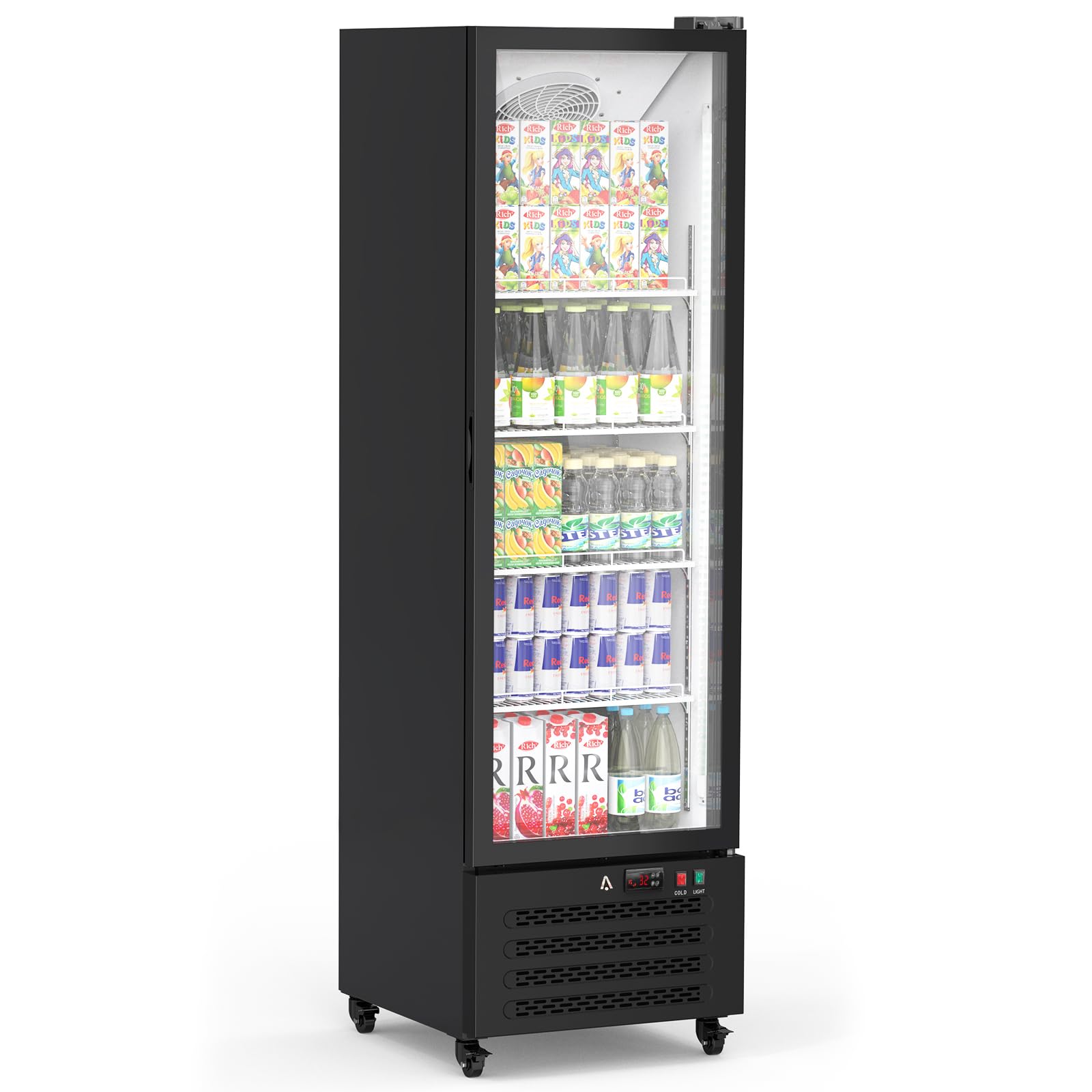 Display Fridge Rvt GARVEE 328L Commercial Glass Door Display Refrigerator - Optimal ...