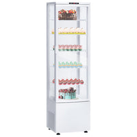 Garvee 308L/10.9 Cu.FT Commercial Refrigerator Display Case, Display Fridge Single-Door Pastry Display Case with LED Lighting for Home Store Gym Bar