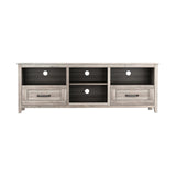 Garvee Farmhouse TV Stand for 70 Inch TV Rustic Entertainment Center with Drawers Storage Shelves Wood Media Console Cabinet Antique - Grey