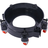 Garvee 11.2 Inch Bucket Dolly 5 Gallon Heavy Duty Detailing Cart with 5 Rolling Swivel Casters 360 Degree Turning for Shop Garage Bottomless