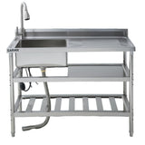 Garvee Stainless Steel Utility Sink 2.0 Series Durable Rust Resistant Modern Kitchen Sink Easy Clean