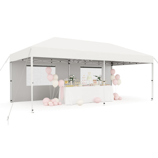 Garvee 10'x20' Pop-Up Canopy Tent - 210D Oxford Fabric