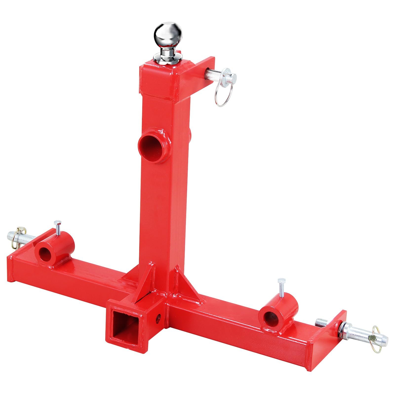3-Pt Gooseneck Hitch for Category 1 Tractor, 2 Inch Receiver