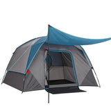 Garvee 4-6 Person Camping Tent - Waterproof Lightweight with Rainfly, Easy Setup for Hiking, Backpacking & Outdoor Travel, Light Blue - Blue