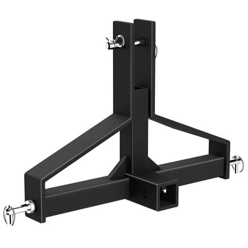 Garvee 3 Point Quick Hitch Receiver, 2" Receiver Quick Hitch Compatible Category 1 Tractor,Heavy Duty 3 Point Hitch Farm Equipment and Subcompact Trailer Hitch Attachments
