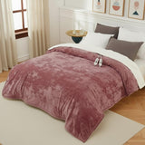 Garvee King Size Heated Blanket with Dual Control, Velvet Soft Fast Heating Blankets King, 4 Heat Settings & 10H Auto Off, Machine Washable, ETL Certified Electric Blanket, 90" x 100" Pink - Pink