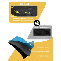 Garvee 64" x 39" x 6“ Universal Roof Rack Basket, Waterproof Luggage Bag for SUVs, Trucks, Vehicles, 200 Lbs Capacity, Black