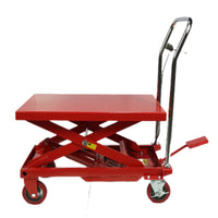 1100LBS Double Scissor Hydraulic Lift Table, 30.8" Height