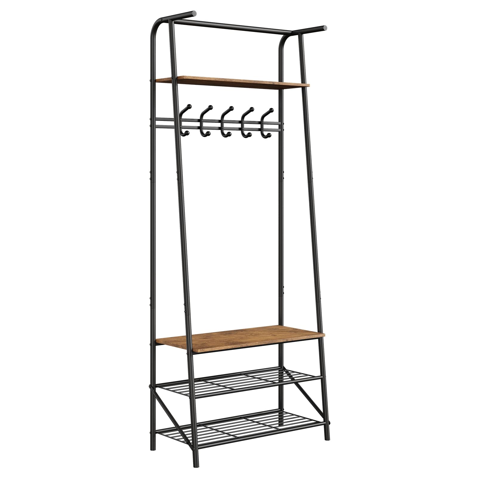 GARVEE Multifunctional Coat Rack Shoe Bench - Perfect Entryway