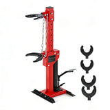 Garvee Hydraulic Spring Compressor, Heavy-Duty Foot-Operated Coil Compression Tool, 4.5 Ton Capacity, 1 Ton Rated Compression Force，Universal Fit for Cars, SUVs, and Trucks, Red - Red