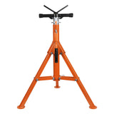 Garvee Heavy-Duty Pipe Jack Stand, 28 -52 Inch Adjustable Folding Pipe Stand, Ideal for Welding, Automotive, and Construction Projects - 2500 Lbs (Orange)) - Orange