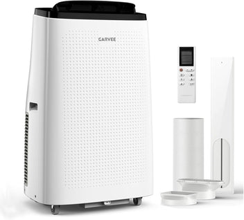 Garvee 15000 BTU Portable AC Unit 3-in-1 Remote Control Fan Dehumidifier 24 Hour Timer Silent Mode Fast Cooling for Room Bedroom Office RV 800 Sq Ft