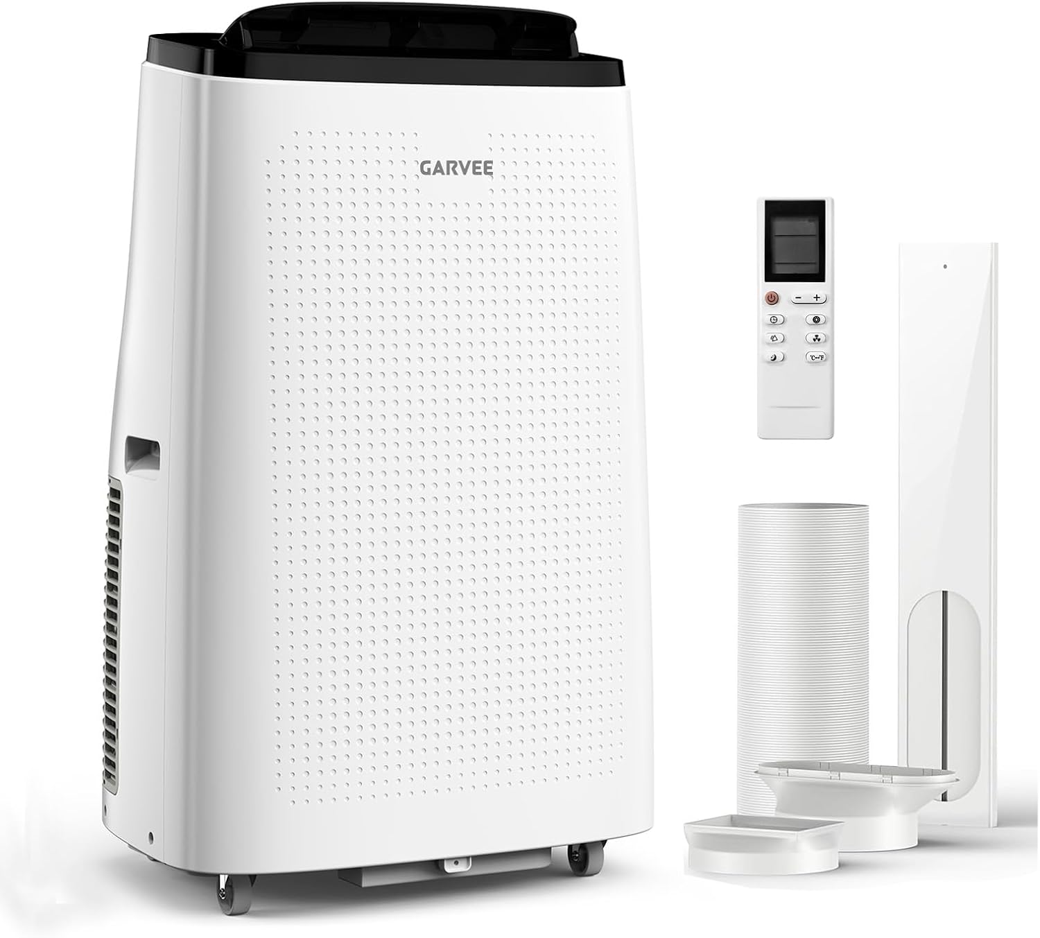 Garvee 15000 BTU Portable AC Unit 3-in-1 Remote Control Fan Dehumidifier 24 Hour Timer Silent Mode Fast Cooling for Room Bedroom Office RV 800 Sq Ft