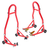 Garvee Motorcycle Stand Lift - 900lbs Front & Rear Combo Universal Motorcycle Stands | Compatible With Most Yamaha Honda Kawasaki Suzuki BMW Motorcycles - 